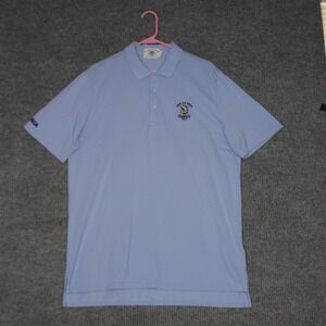 USGA Polo Shirt Mens L Light Blue 2018 US Open Shinnecock Hills Golf Tournament